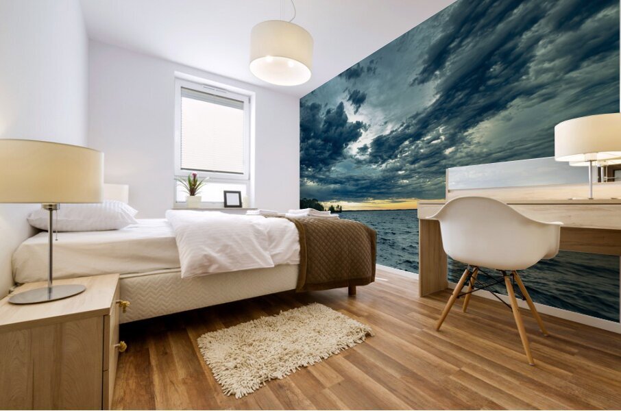 Stormy Morning Mural print