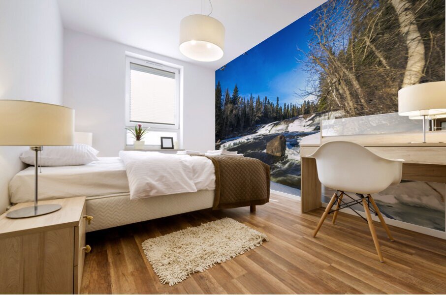 Pine Point Rapids Mural print