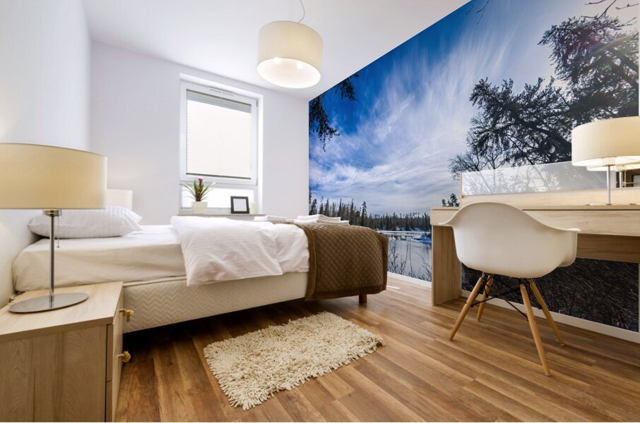 Pine Point Rapids Mural print