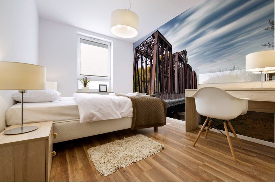 Emerson Train Bridge Impression murale