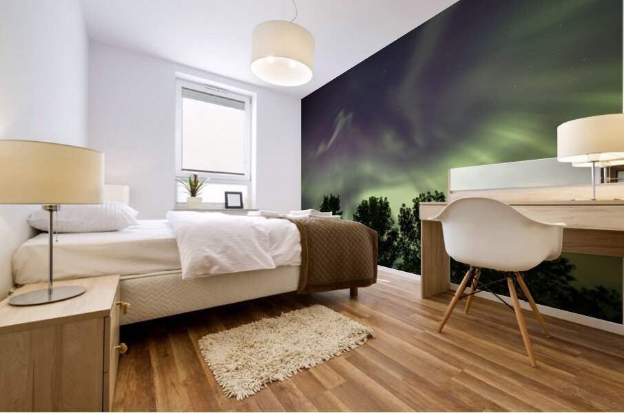 northern Lights Mural print