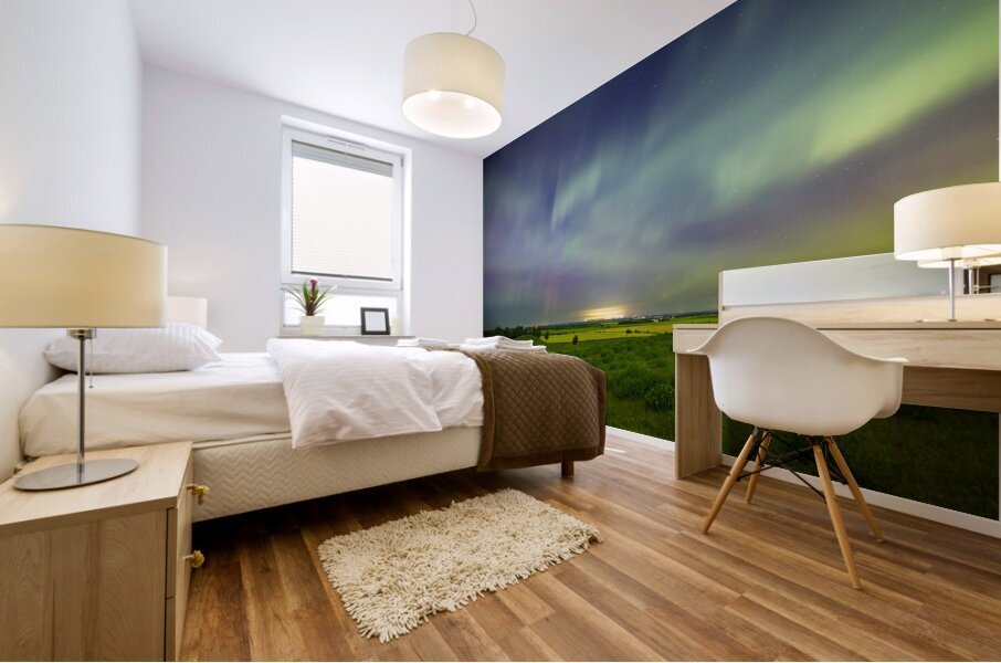 Northern Lights Mural print