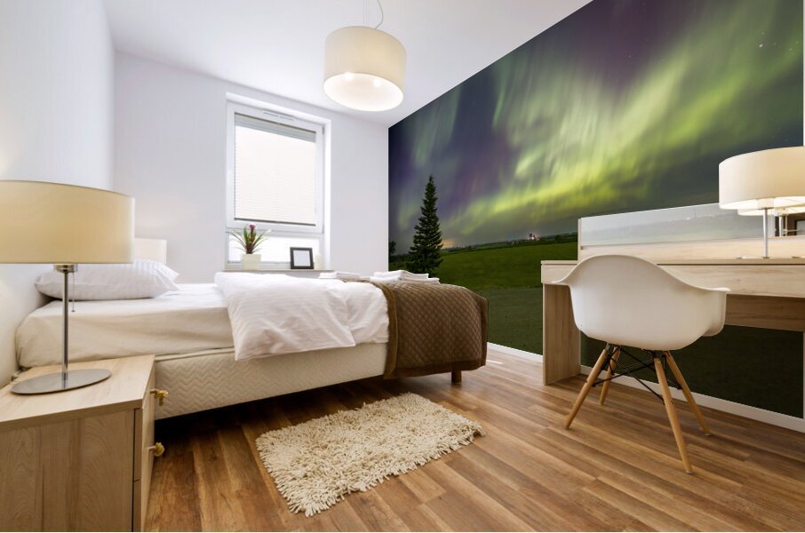 Northern Lights Mural print
