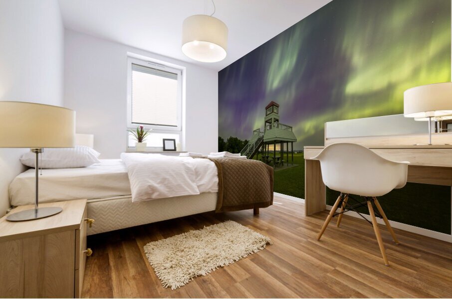 Northern Lights Mural print