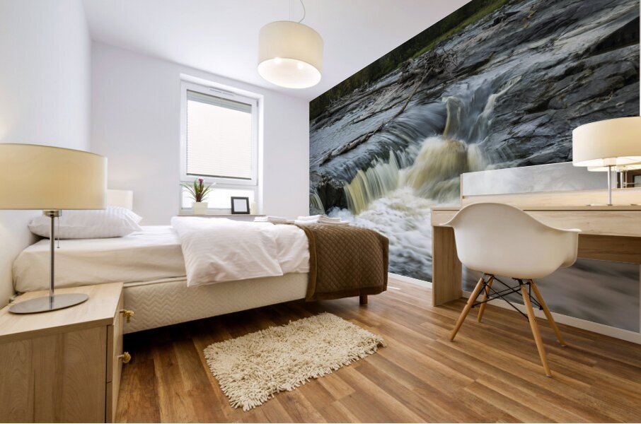 By the Falls Mural print