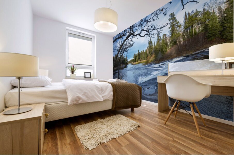 Falls at Pine Point Rapids Impression murale