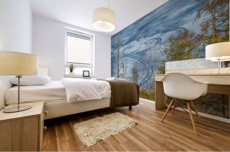 Ice Circles Mural print