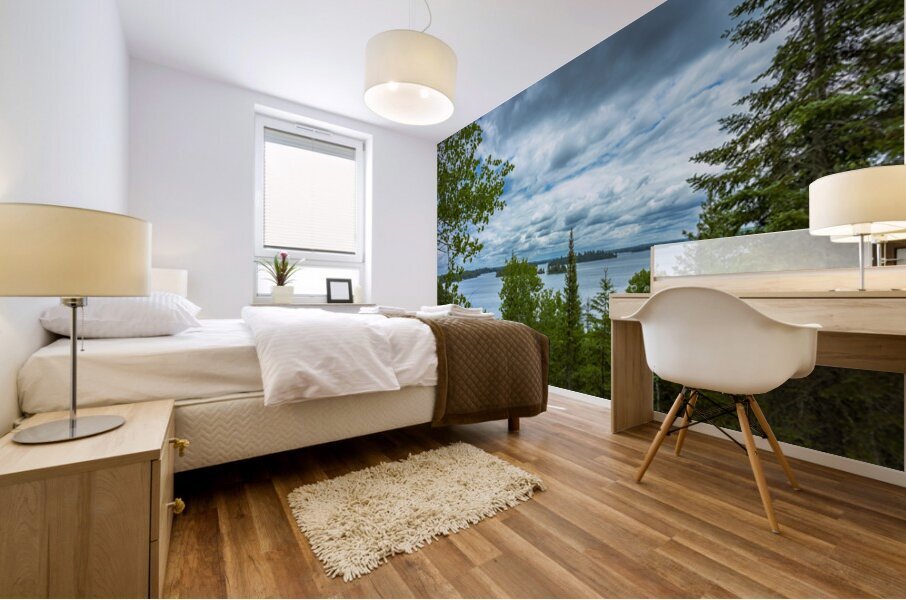 A summer Hike to Serenity Mural print