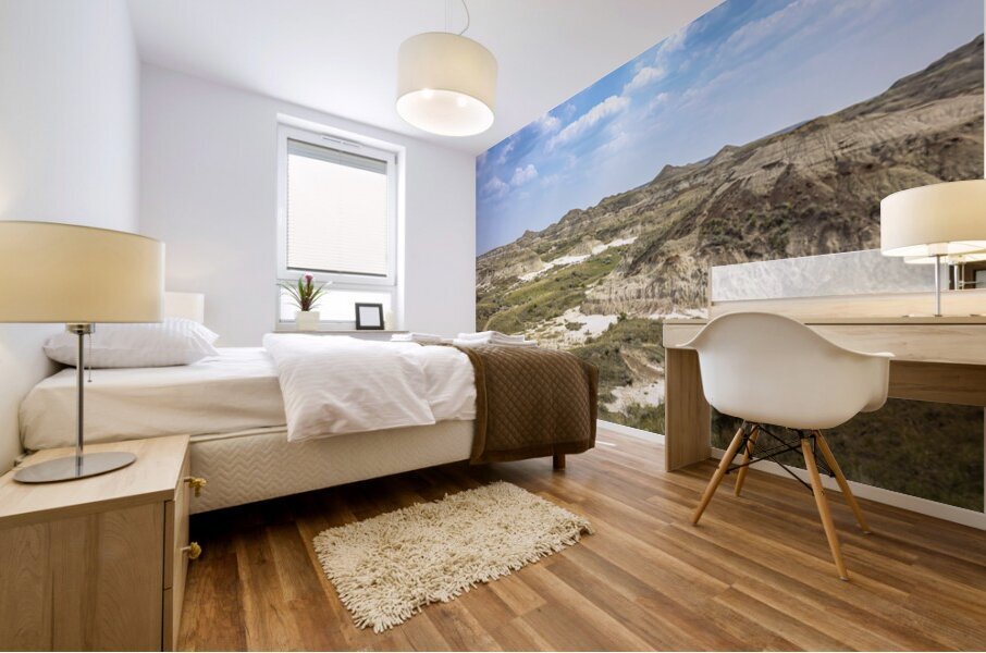 Overlooking the Badlands Impression murale