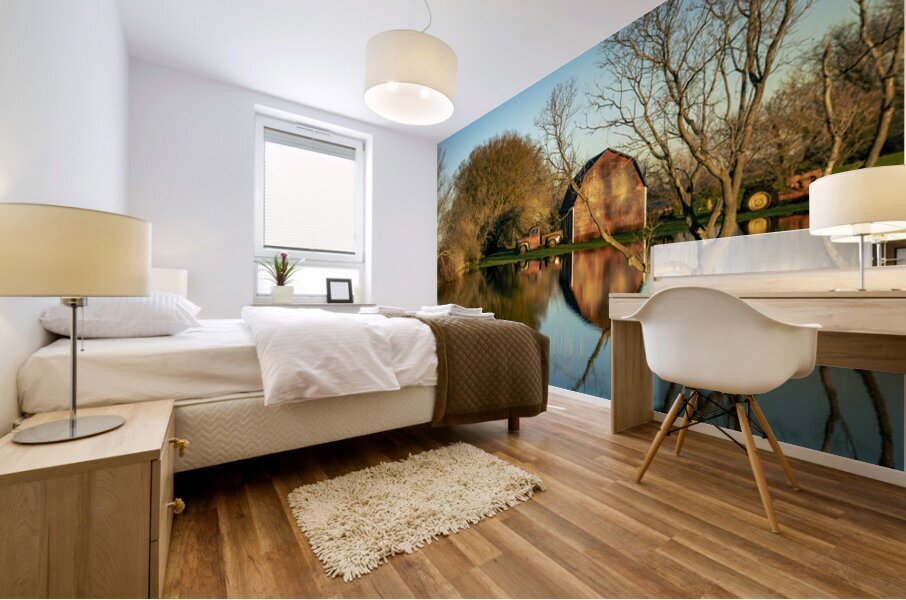 Reflections of Rural Life Mural print