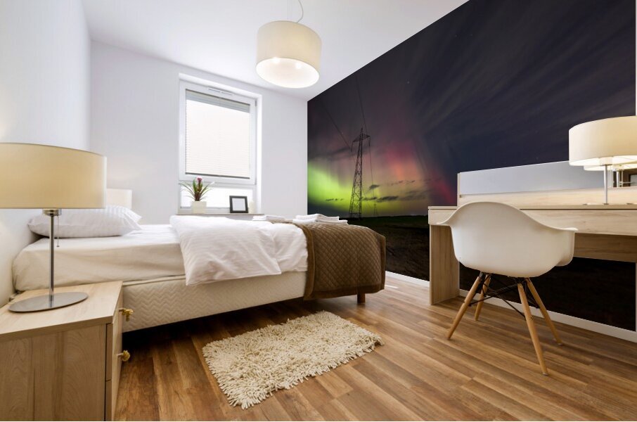 An Electric Night Mural print