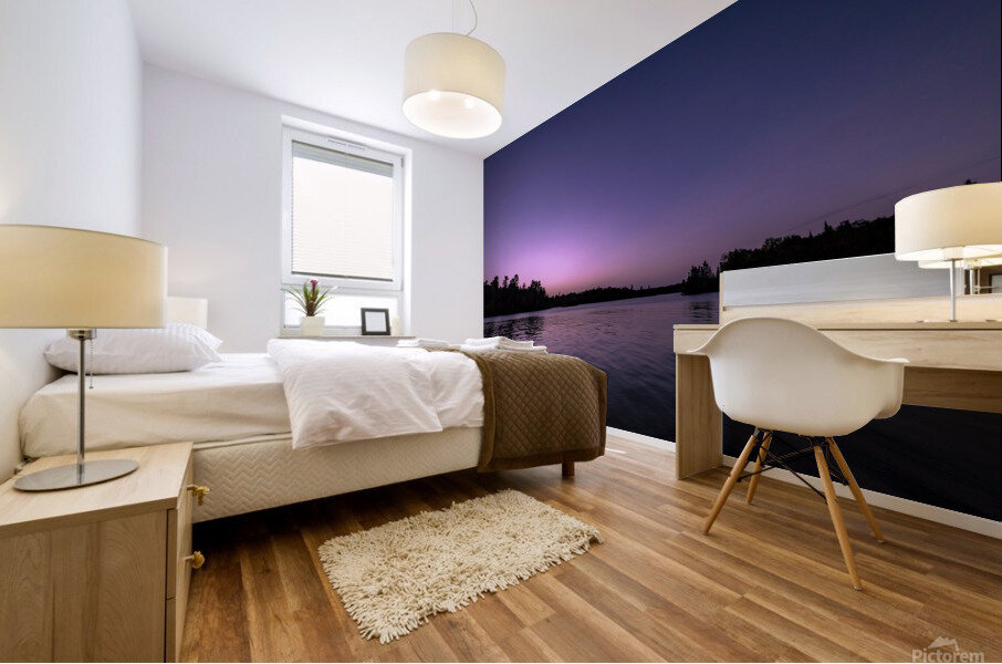 Shoal Lake Sunset Mural print