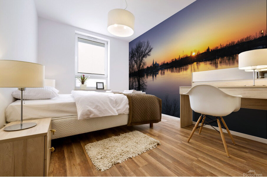 Red River Flood Mural print