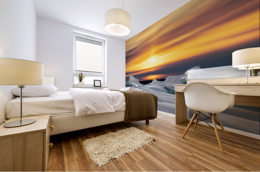 Fire and Ice Mural print