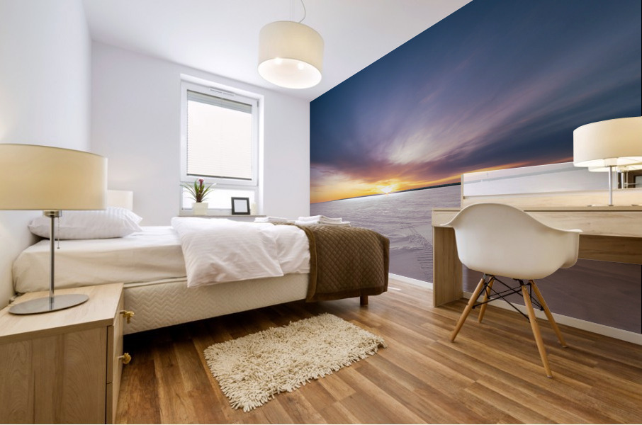 Tracking Sunrise Mural print