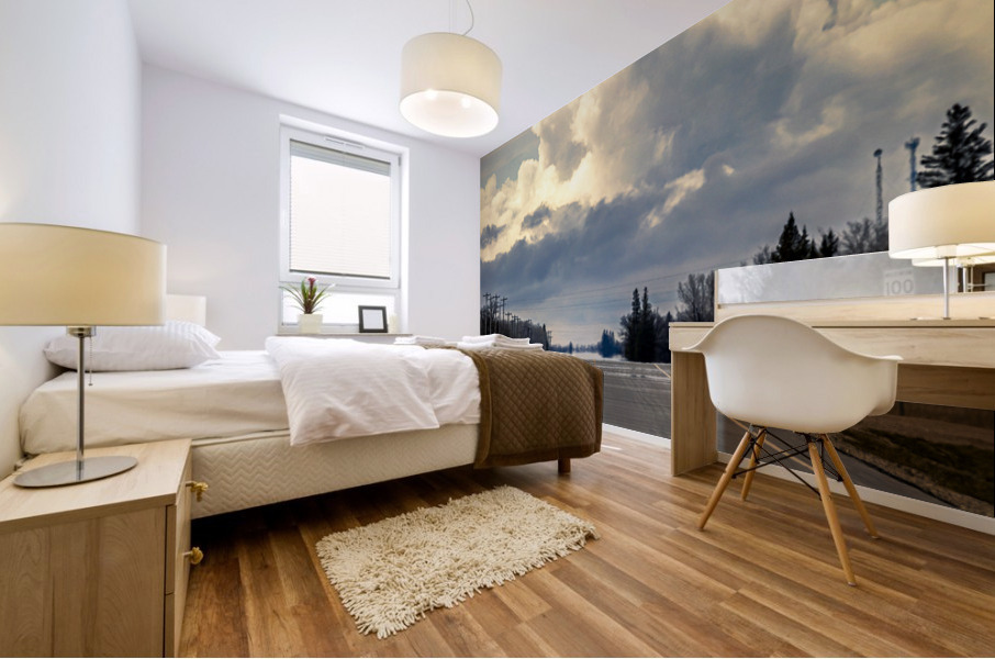 Highway to Cloud Mountain Impression murale