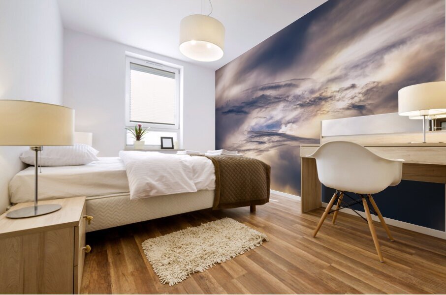 Eye in the Clouds Mural print