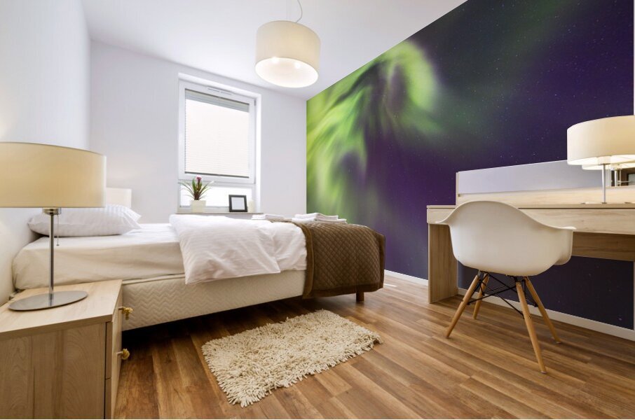 Northern Lights Dance Mural print