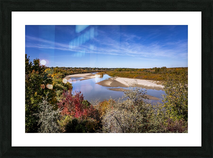 North Saskatchewan River Picture Frame print