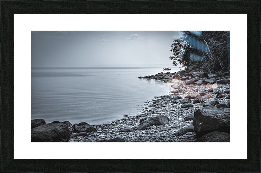 Heclas Coastline - Monochrome Impression et Cadre photo