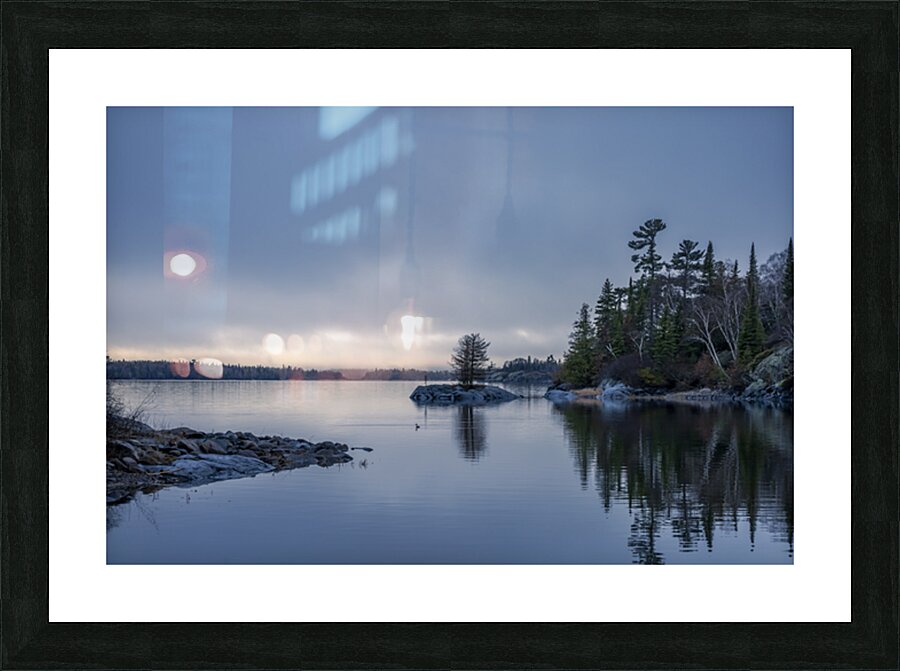 Sunrise by Shoal Lake Picture Frame print