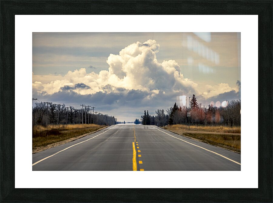 Highway to Cloud Mountain Picture Frame print