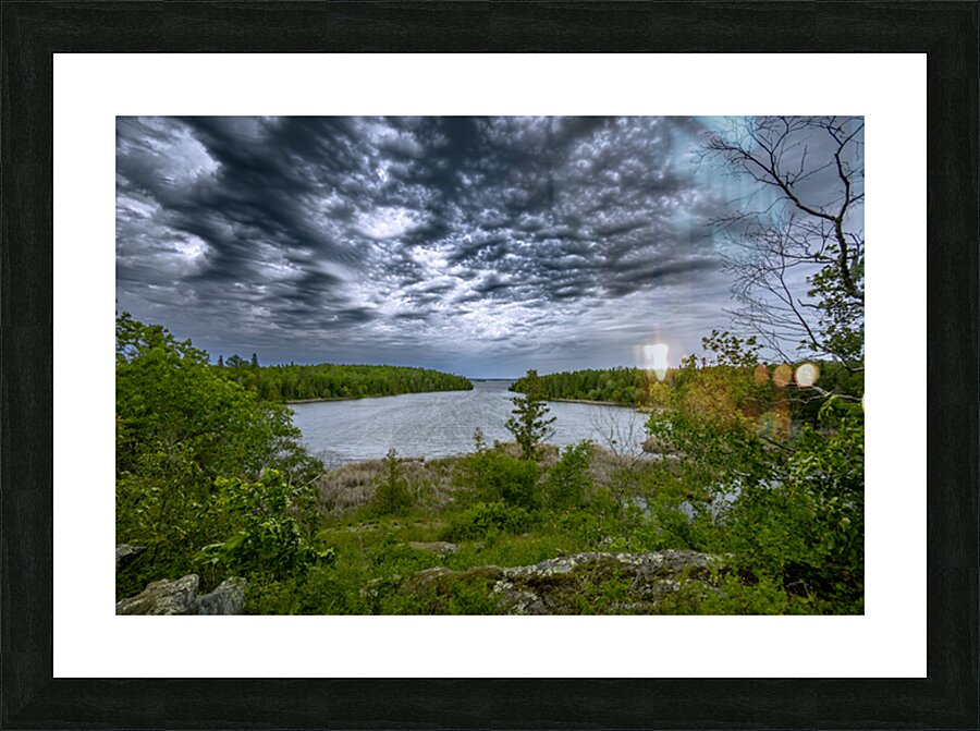 Shoal Lake View Picture Frame print