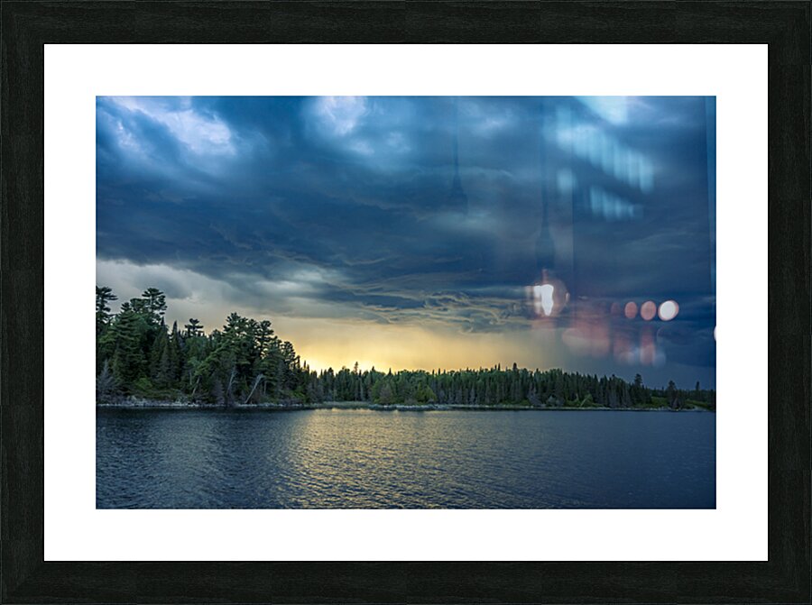 Moody Sunset Picture Frame print