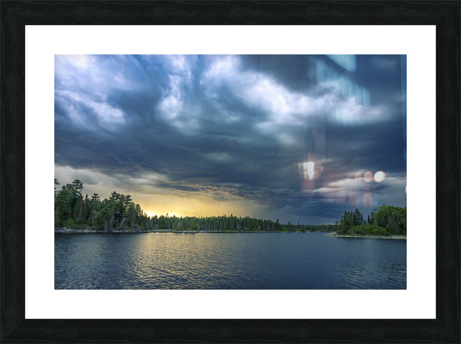 Moody Sunset Picture Frame print