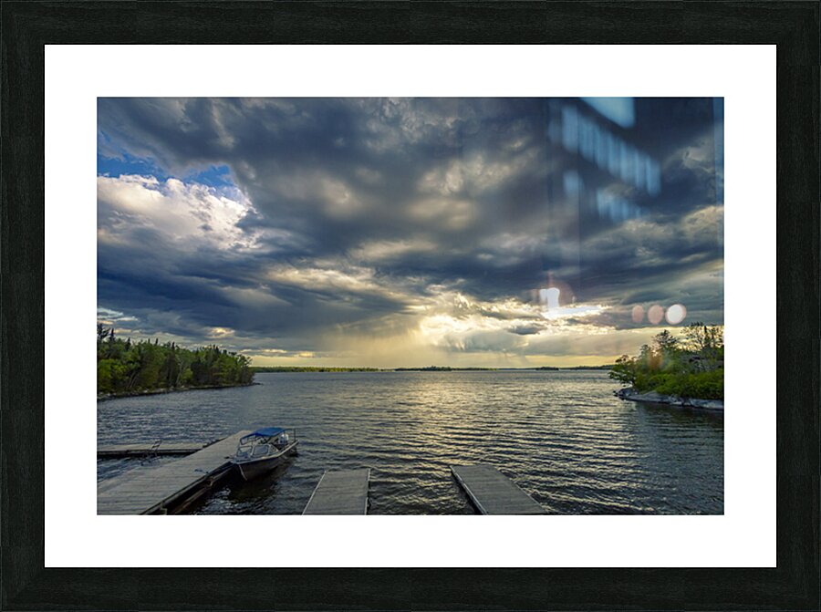 Shoal Lake Picture Frame print
