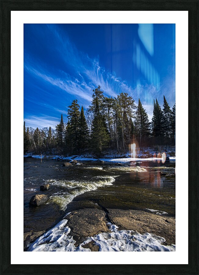 Pine Point Rapids Picture Frame print