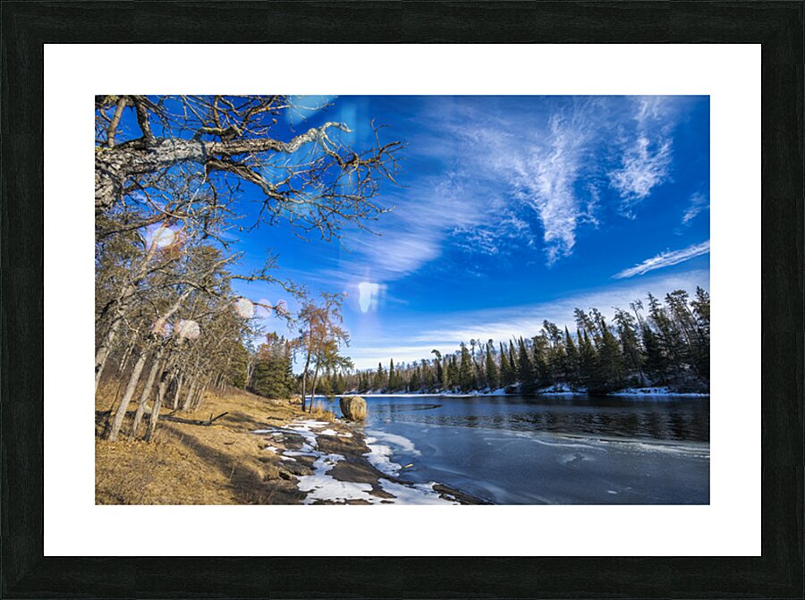 Pine Point Rapids Picture Frame print