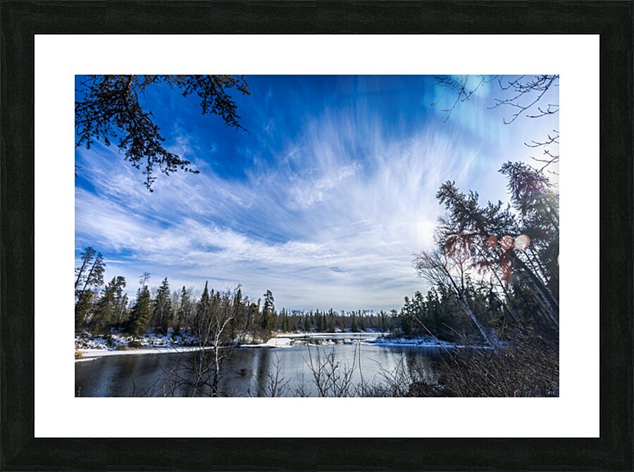 Pine Point Rapids Picture Frame print
