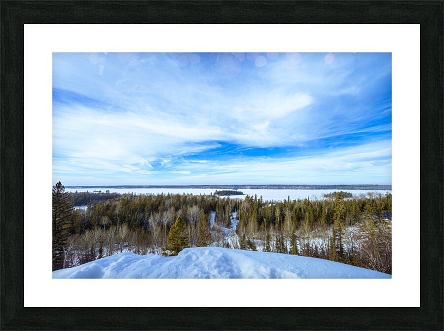 Falcon Lake View Picture Frame print