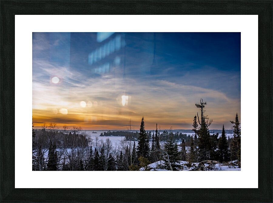 Falcon Lake View Picture Frame print