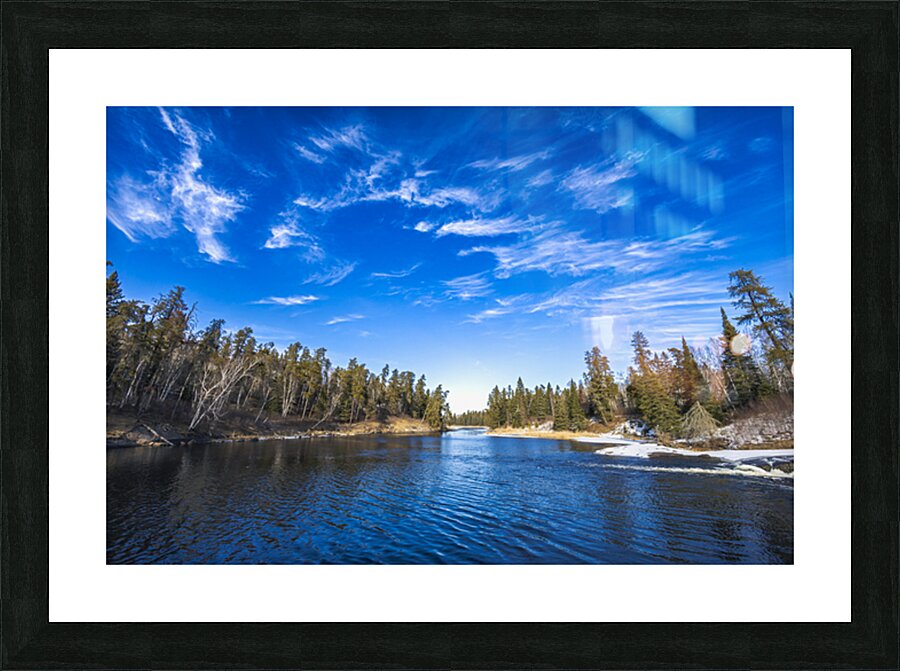 Pine Point Rapids Picture Frame print