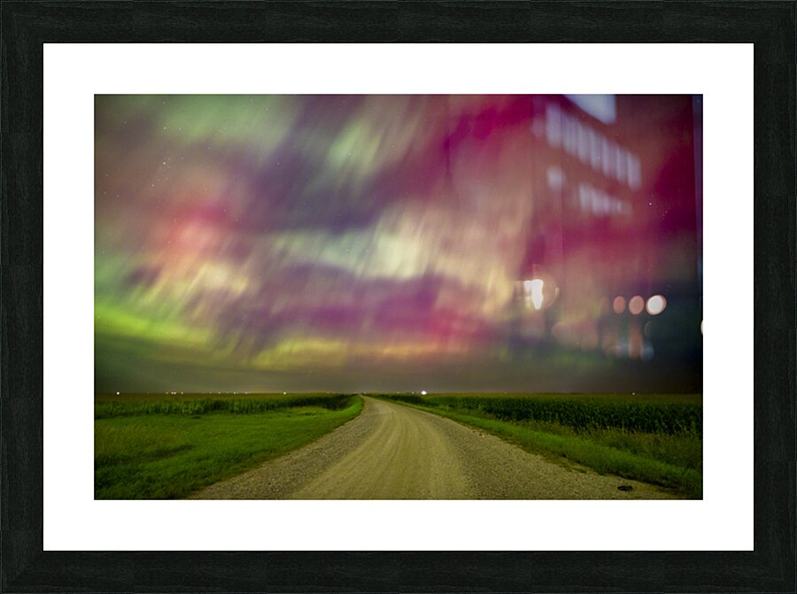 Northern Lights Picture Frame print