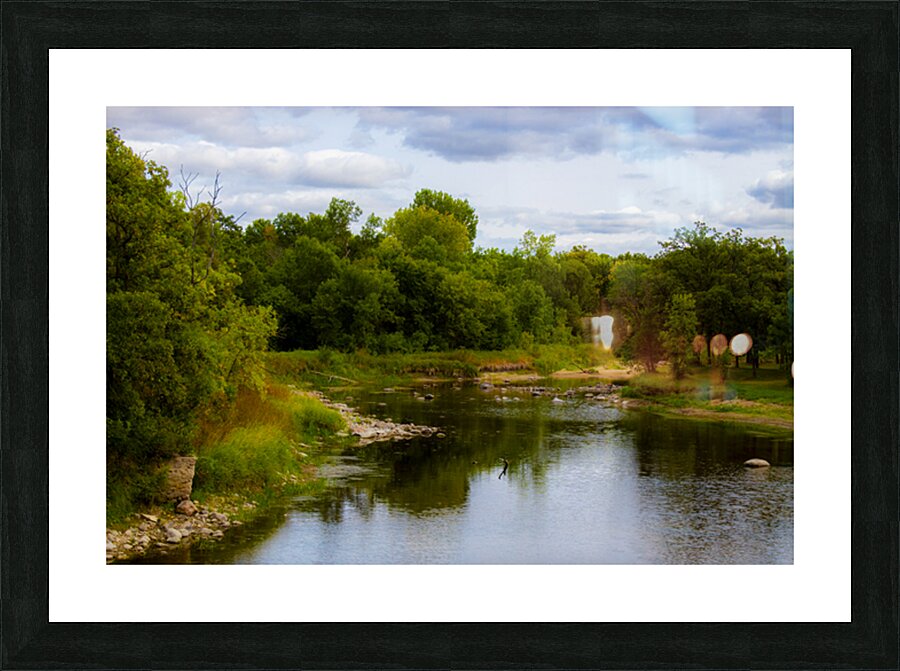 Roseau River Picture Frame print
