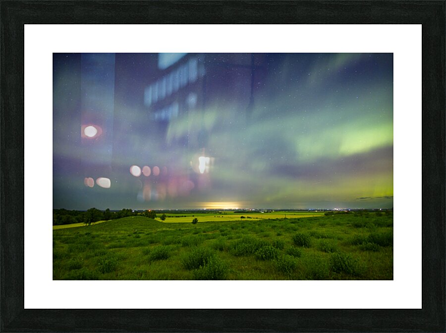 Northern Lights Picture Frame print