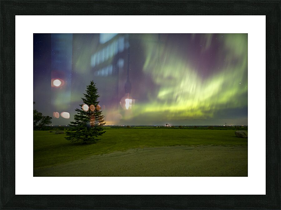 Northern Lights Picture Frame print