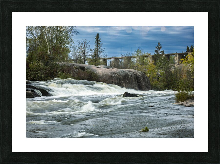Falls by the Ruins Picture Frame print