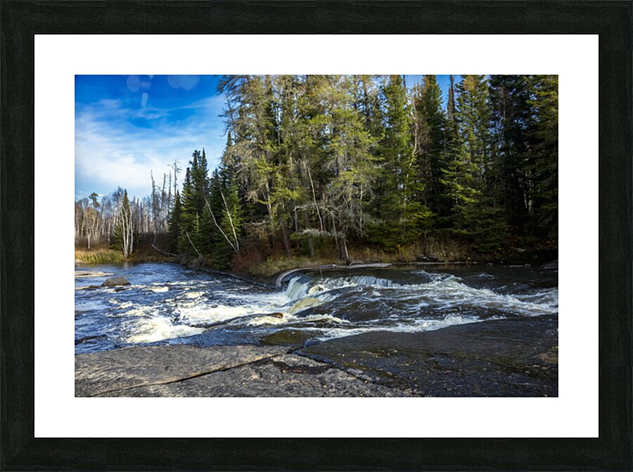 Falls at Pine Point Rapids Picture Frame print