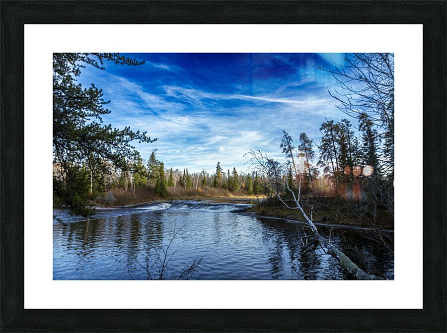 Falls at Pine Point Rapids Picture Frame print
