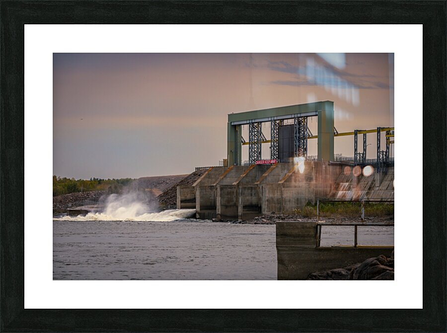 Great Falls Spillway Picture Frame print