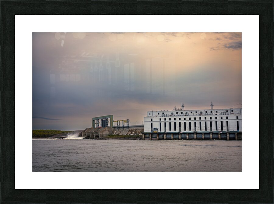 Great Falls Picture Frame print