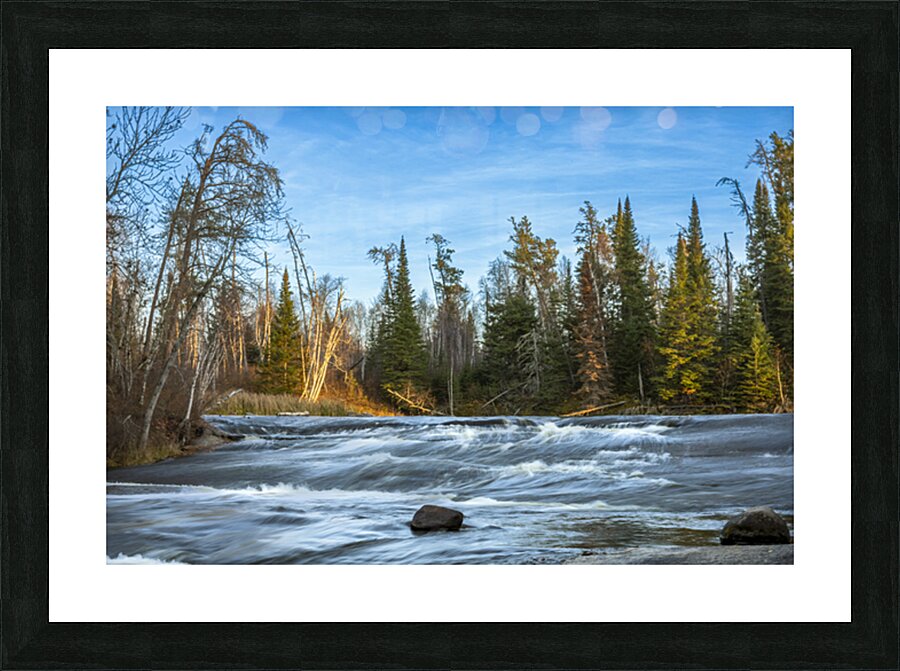 Falls at Pine Point Rapids Picture Frame print