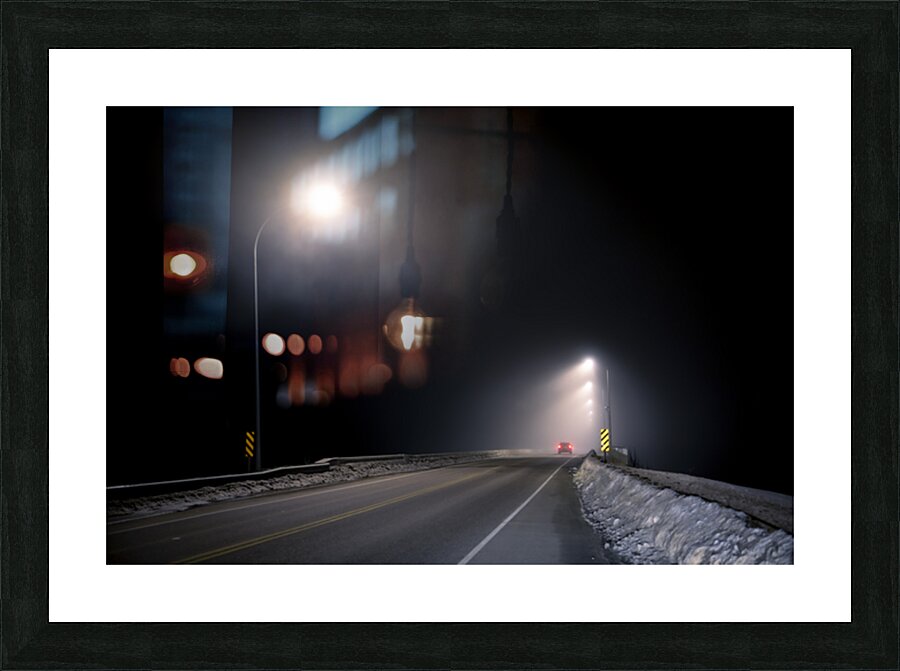 Bridge in the Fog Picture Frame print