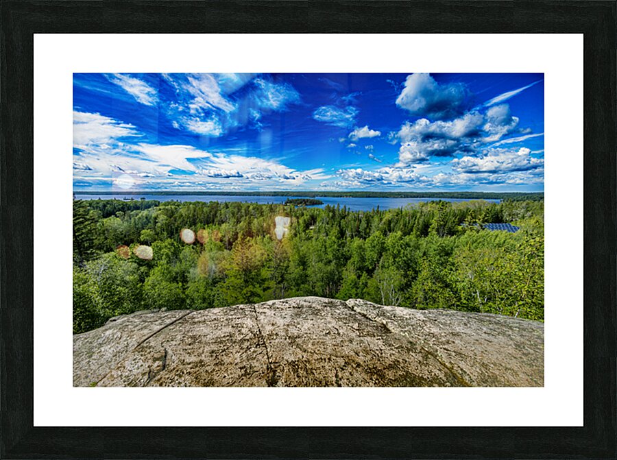 Top of the World Picture Frame print