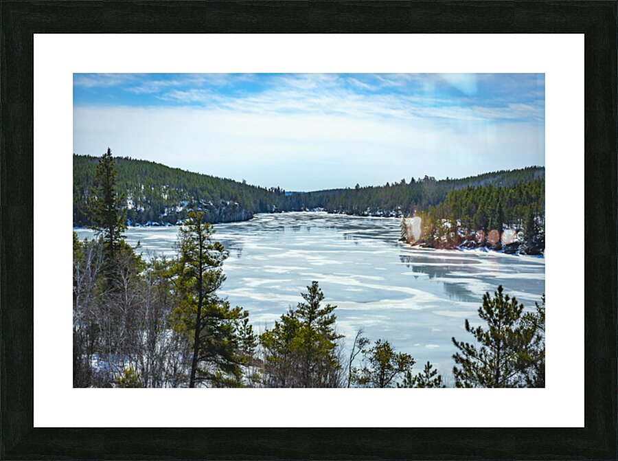 Lake Thaw on the Canadian Shield Picture Frame print