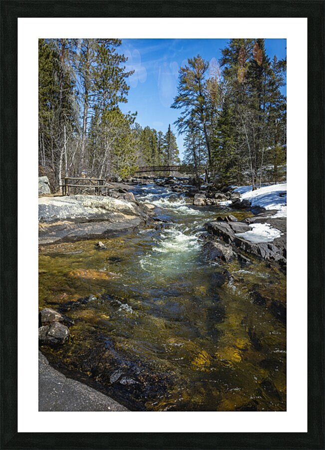 Cascading Waters Picture Frame print
